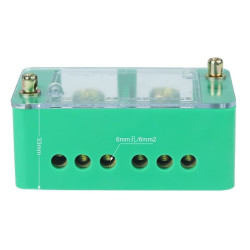 AC/DC Wire Combiner (2-IN to 6-OUT) Junction Box Solar Panel Surya